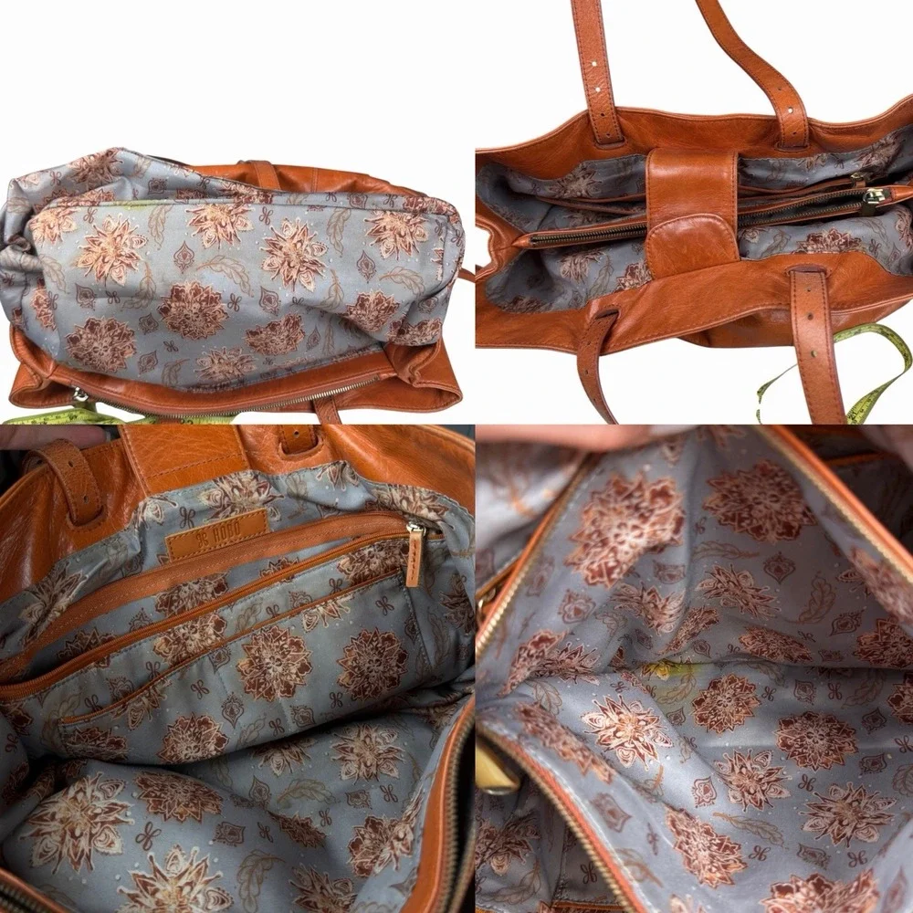 HOBO International Cabot Work‎ Tote Shoulder Bag in Brown Leather
